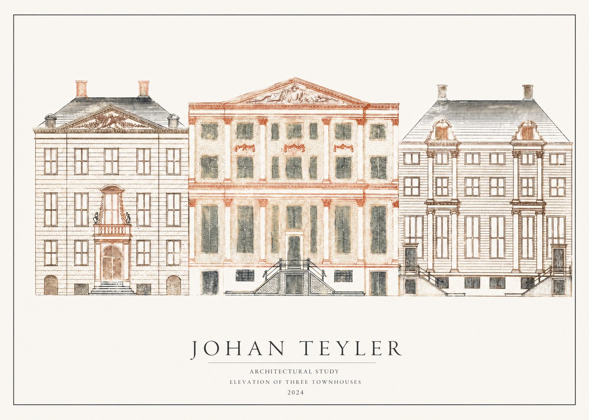 Johan Teyler Architectural Study IX No2 - Juliste