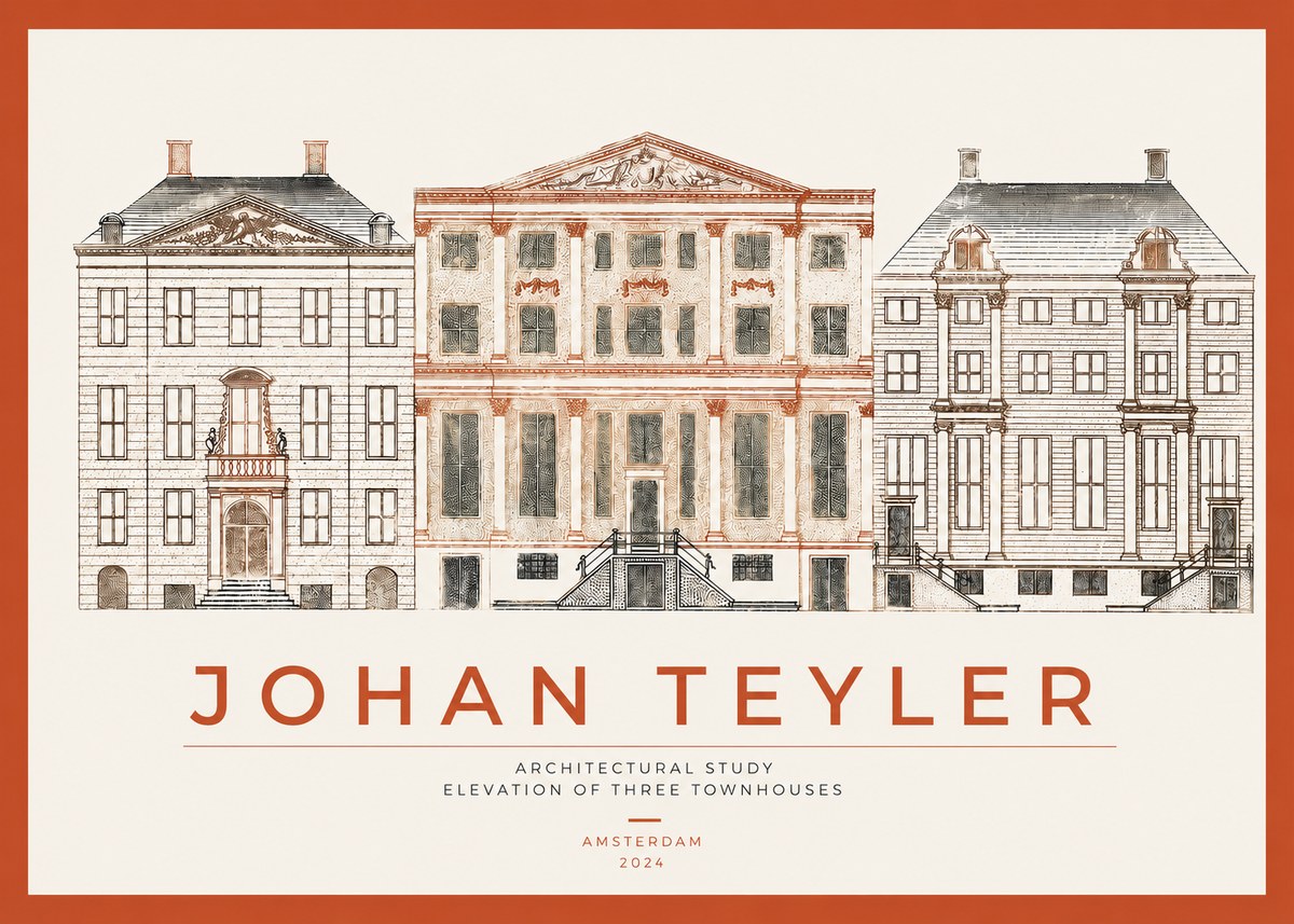 Johan Teyler Architectural Study IX No3 - Juliste
