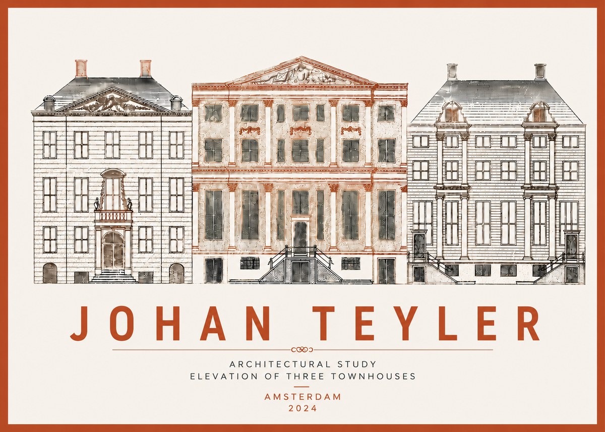 Johan Teyler Architectural Study IX No6 - Juliste