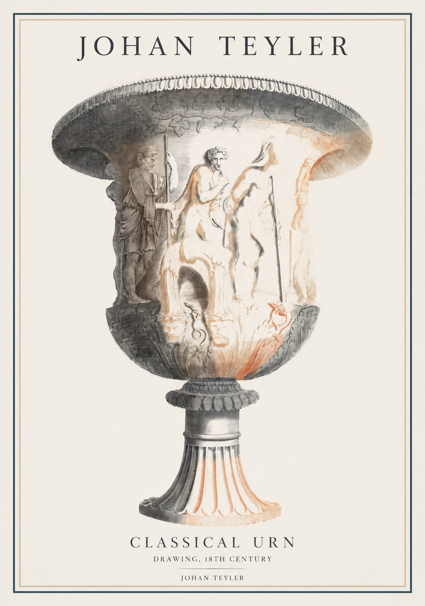 Johan Teyler Classical Urn No1 - Juliste