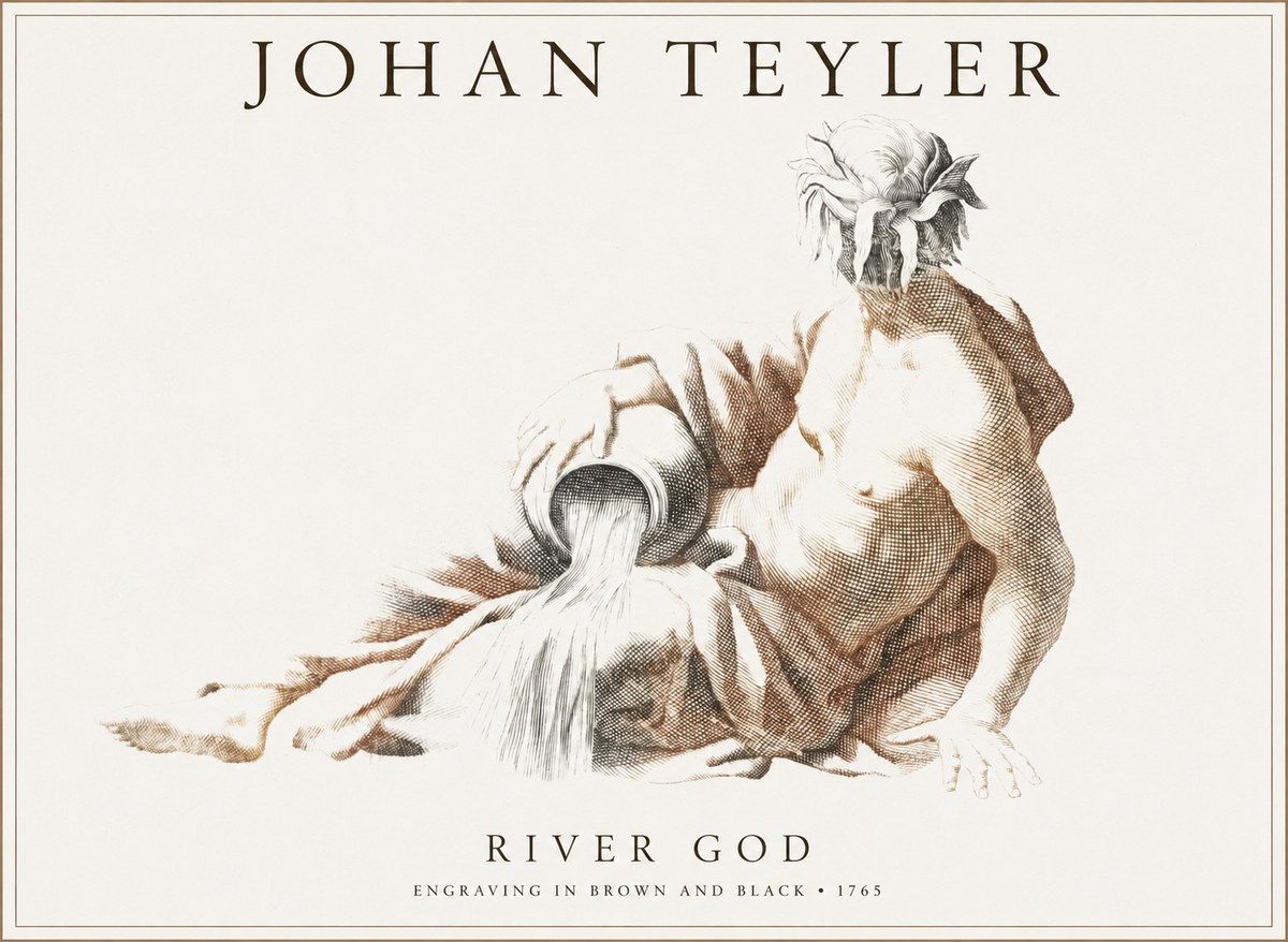 Johan Teyler River God No1 - Juliste