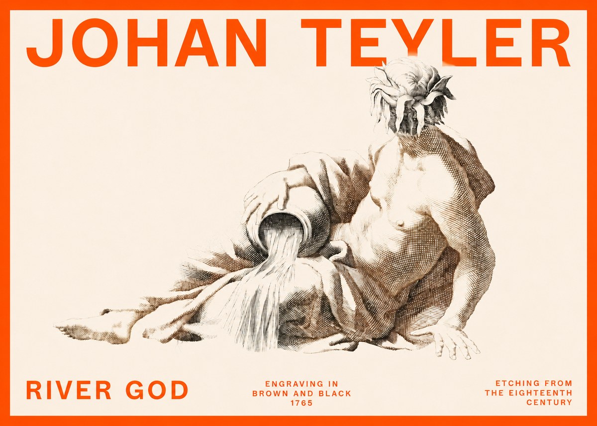Johan Teyler River God No2 - Juliste