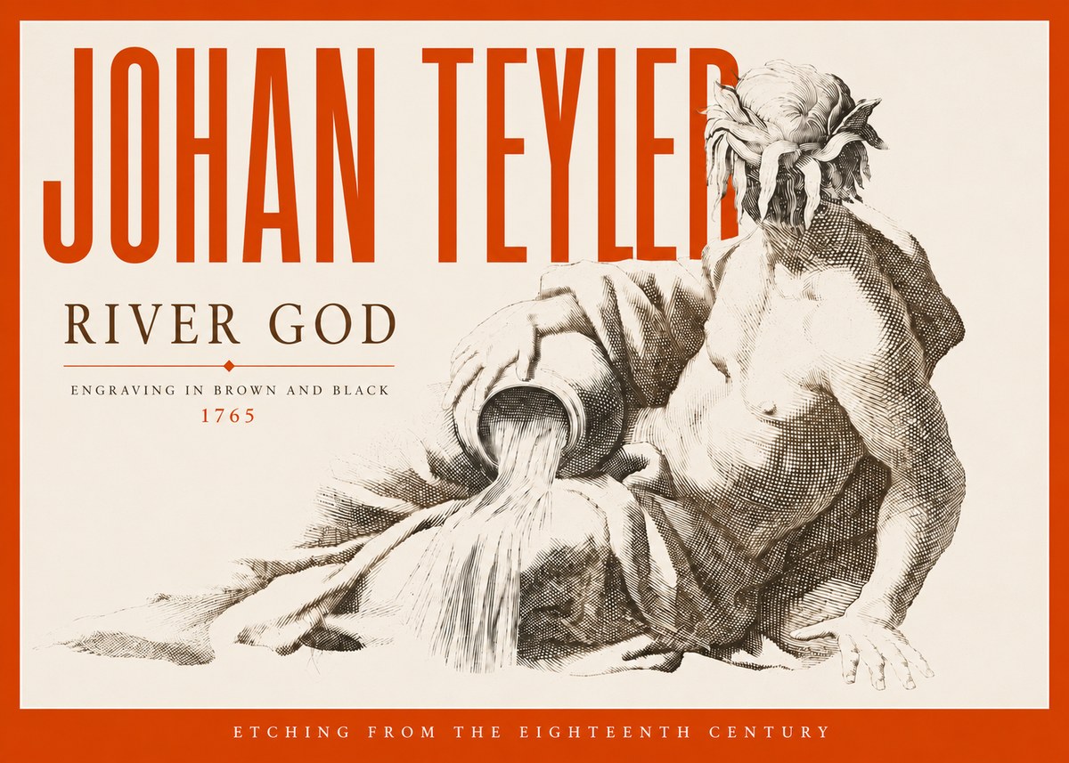 Johan Teyler River God No4 - Juliste