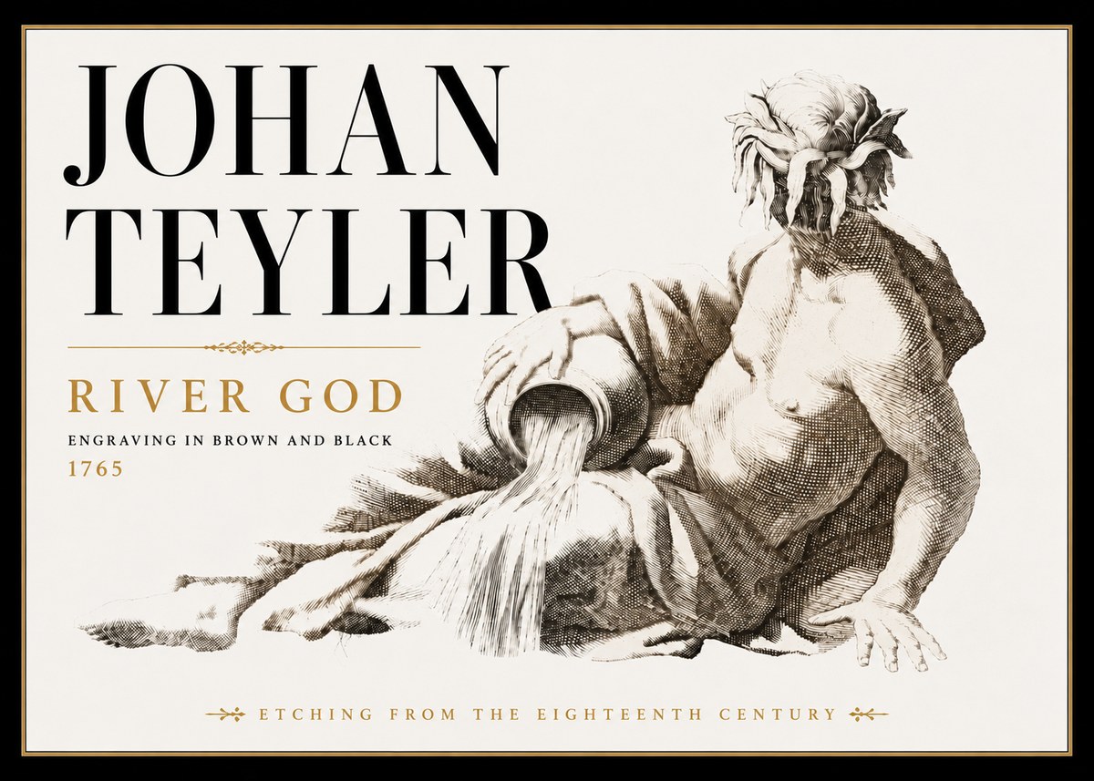 Johan Teyler River God No6 - Juliste