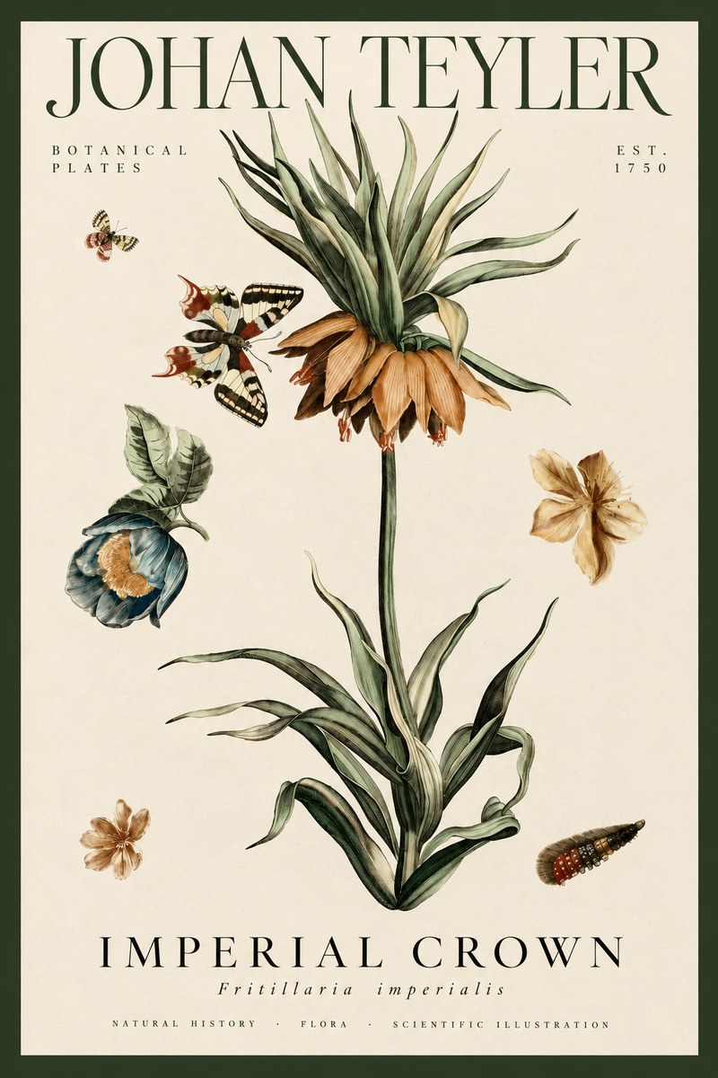 Johan Teyler Crown Imperial No4 - Juliste