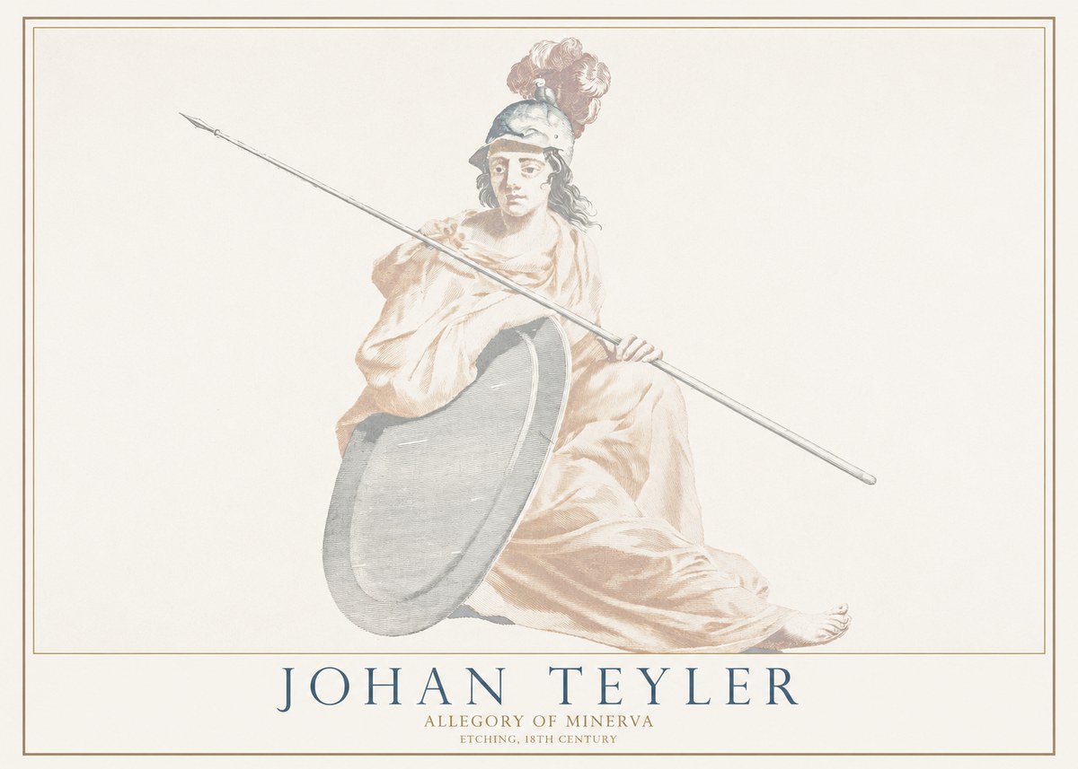 Johan Teyler Allegory of Minerva No1 - Juliste