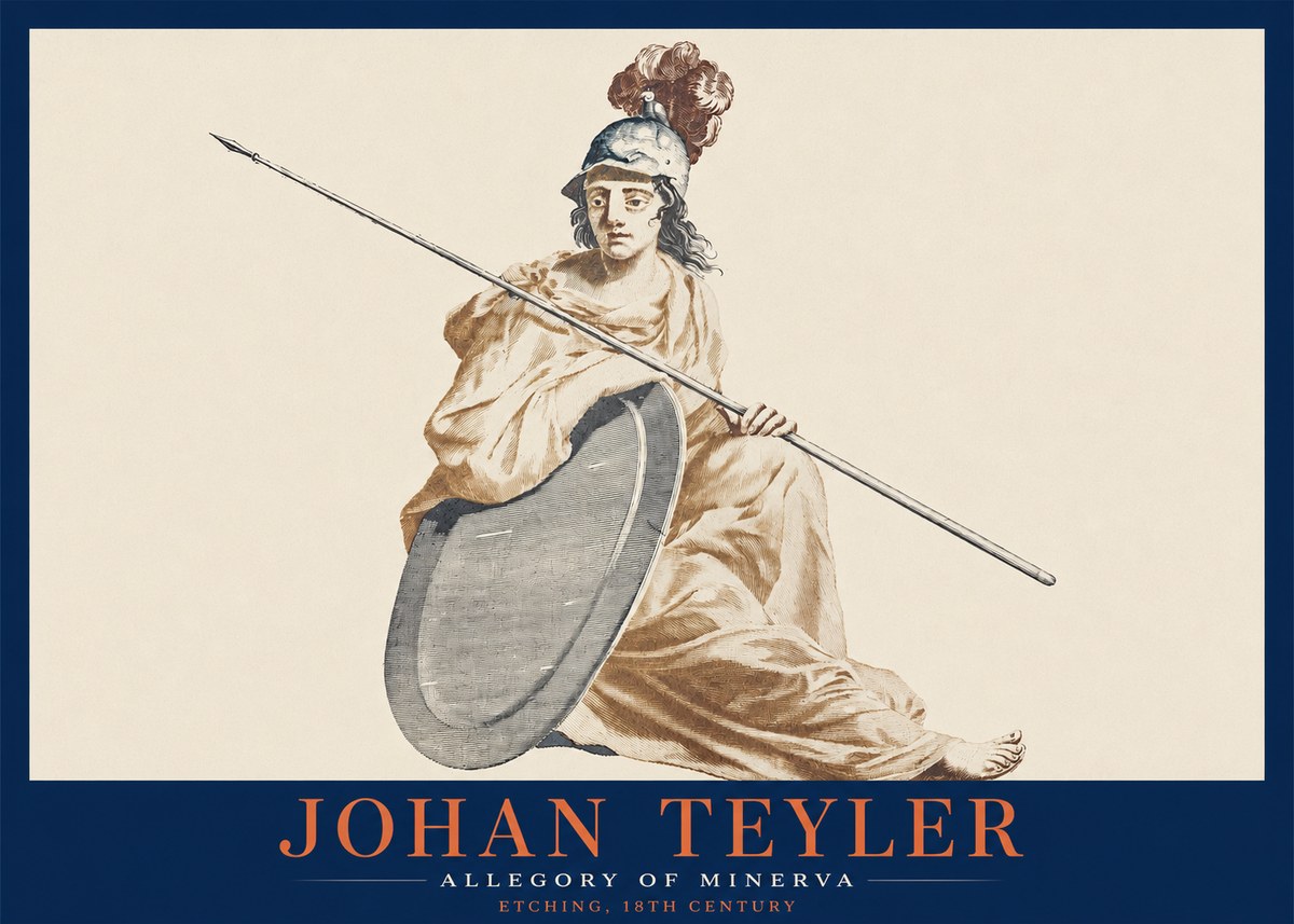 Johan Teyler Allegory of Minerva No2 - Juliste