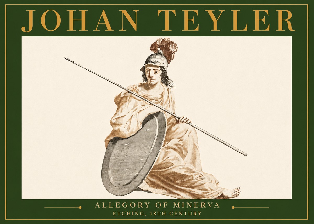 Johan Teyler Allegory of Minerva No4 - Juliste