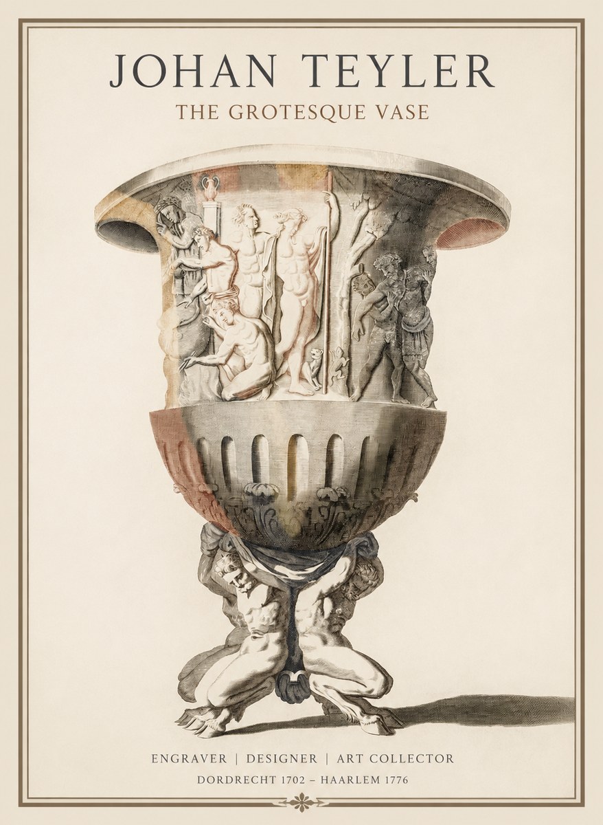 Johan Teyler The Grotesque Vase No1 - Juliste