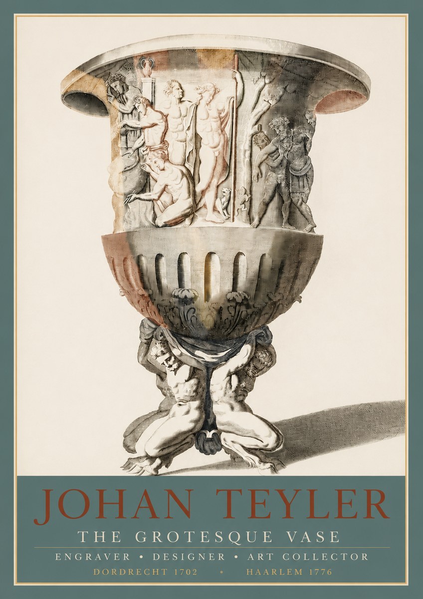 Johan Teyler The Grotesque Vase No3 - Juliste