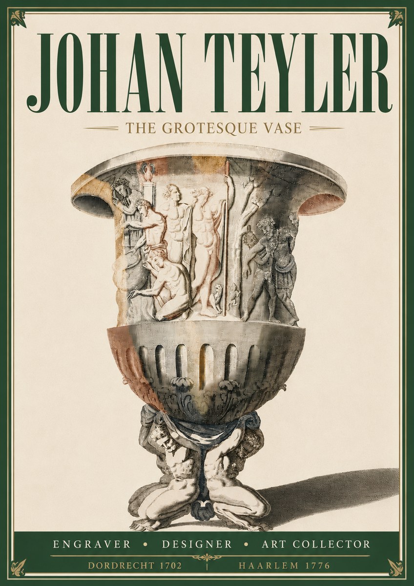Johan Teyler The Grotesque Vase No5 - Juliste