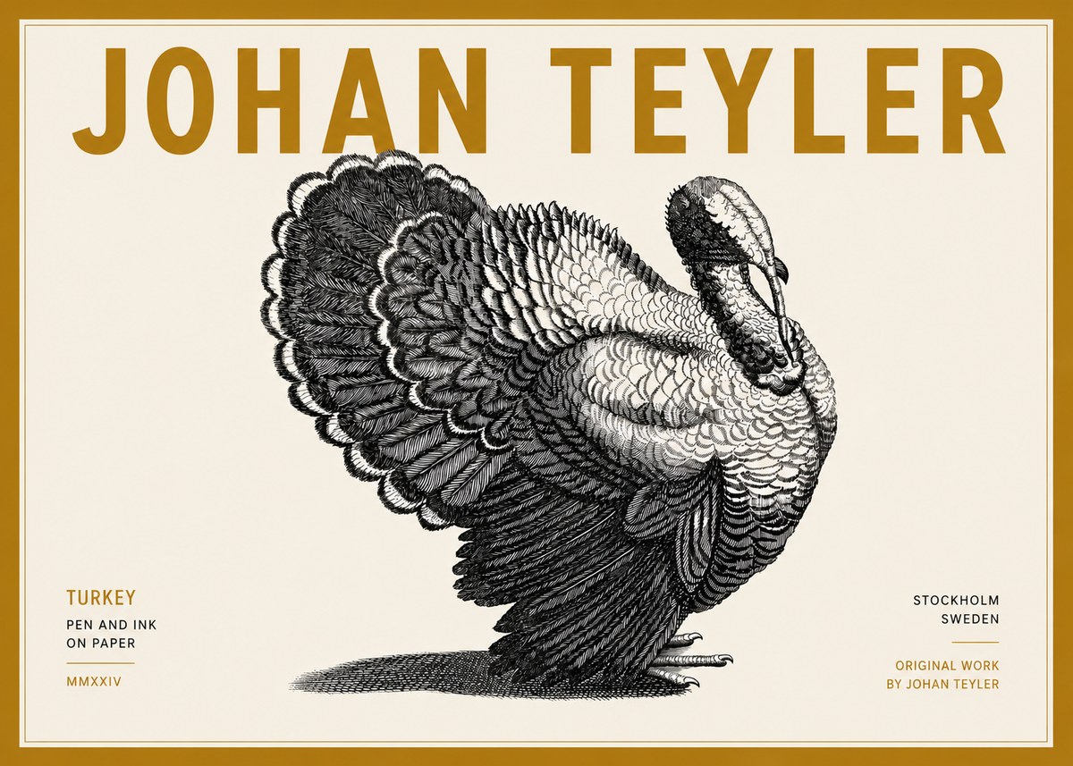 Johan Teyler Turkey No6 - Juliste
