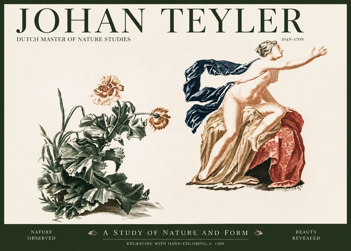 Johan Teyler A Study of Nature and Form No2 - Juliste