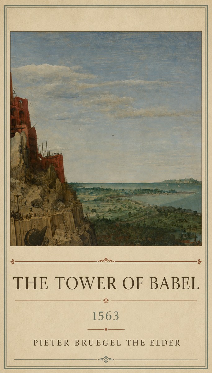 Pieter Bruegel The Tower of Babel X No1 - Juliste