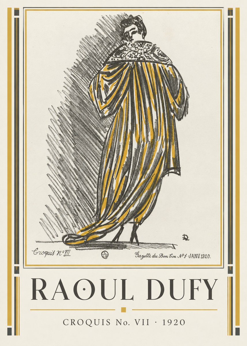 Raoul Dufy Croquis No. Vii No1 - Juliste