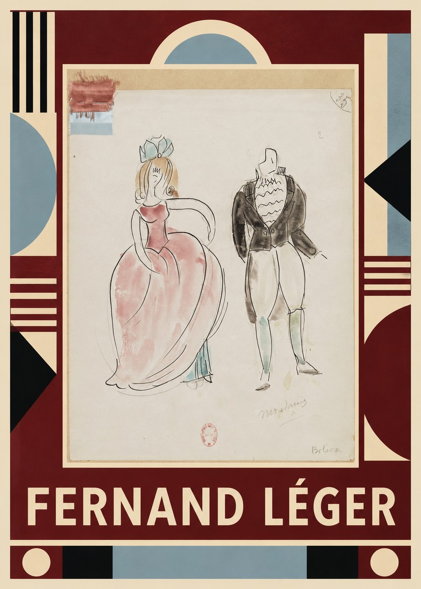 Fernand Léger Bolivar VI No1 - Juliste