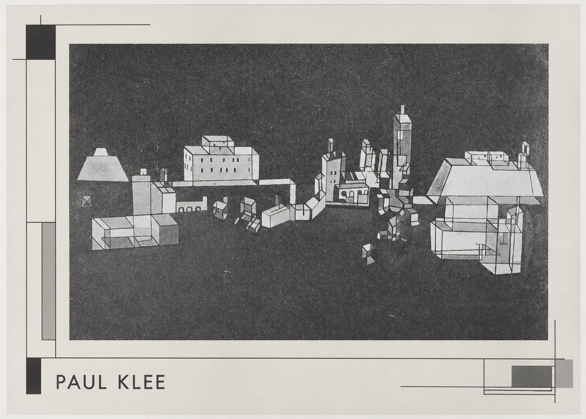Paul Klee Architectural Forms No3 - Juliste