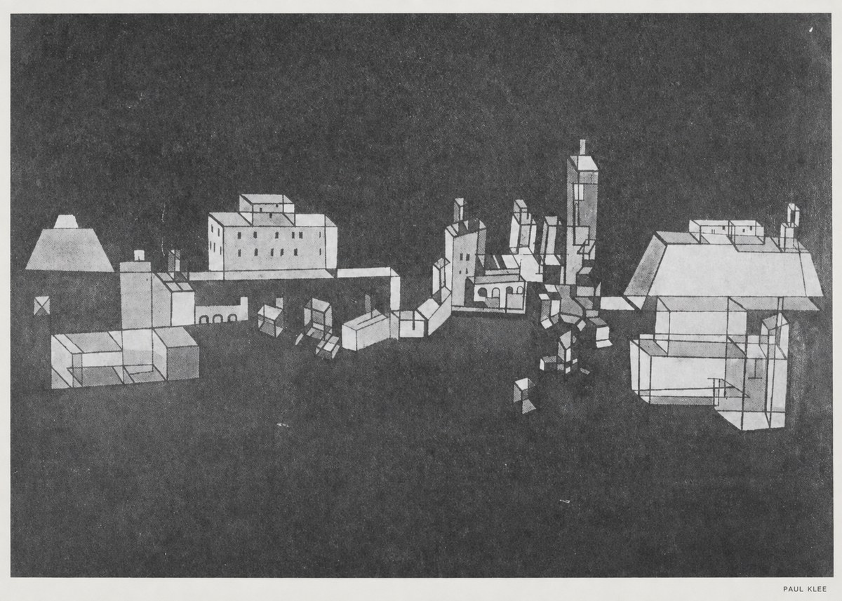 Paul Klee Architectural Forms No6 - Juliste