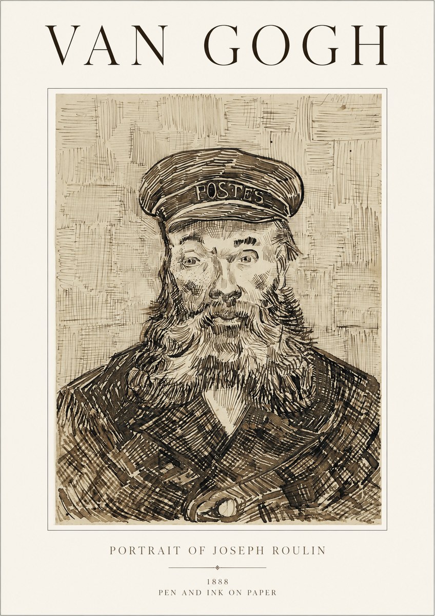 Van Gogh Portrait of Joseph Roulin I No1 - Juliste