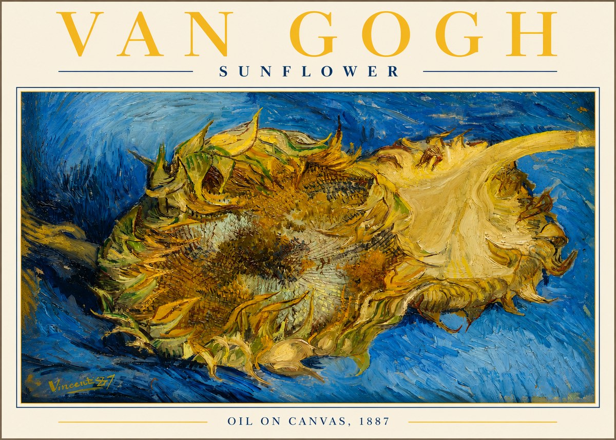 Van Gogh Sunflower No2 - Juliste