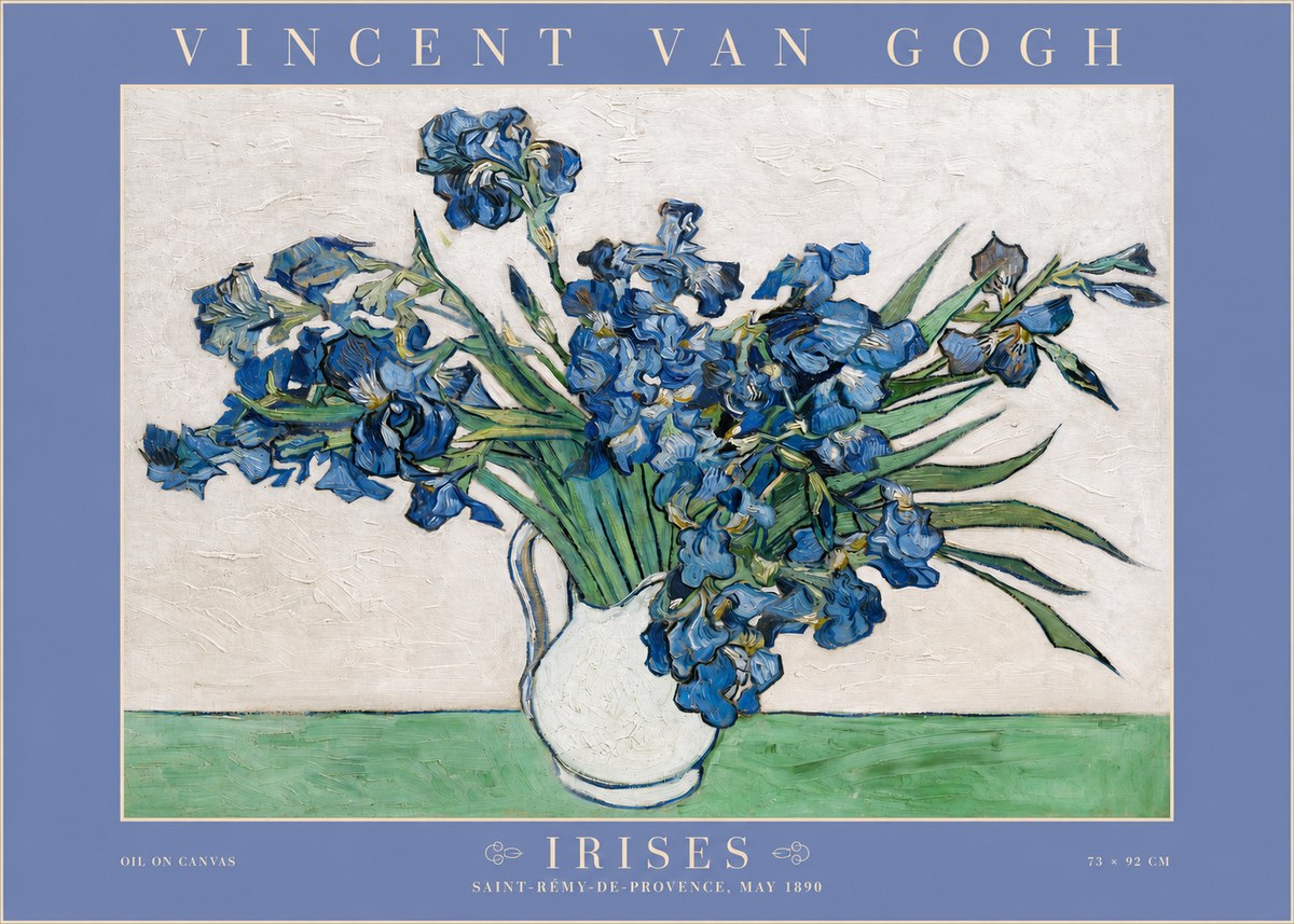 Van Gogh Irises II No2 - Juliste