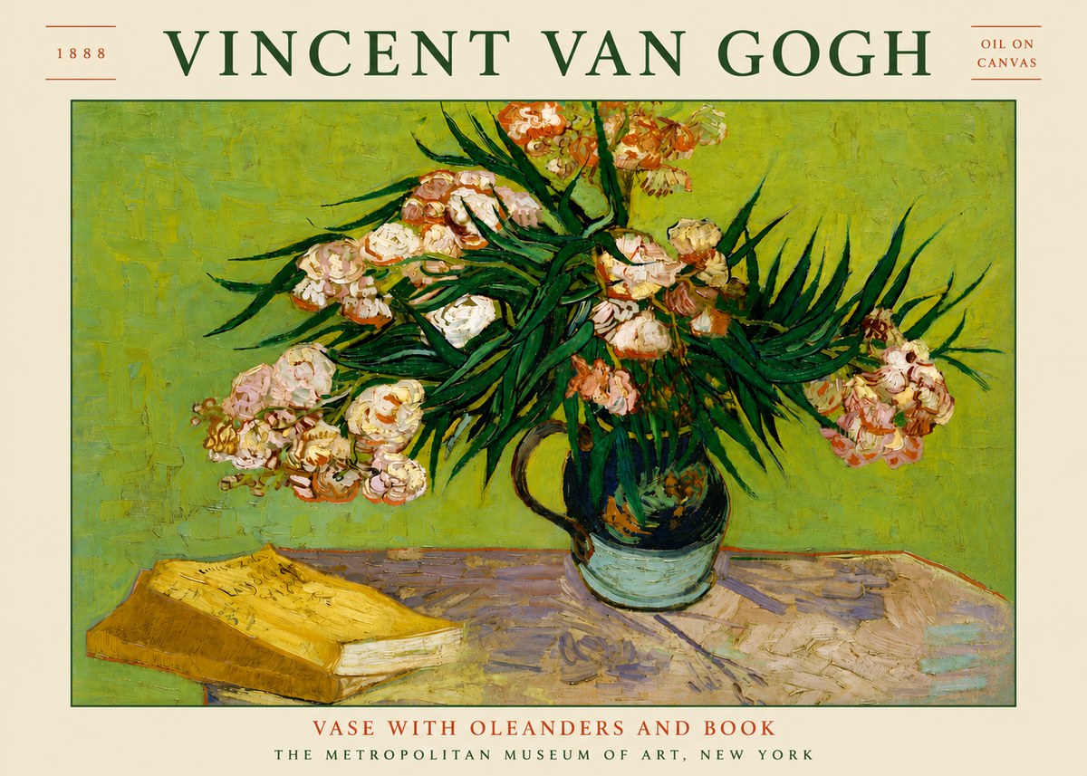 Van Gogh Oleanders No5 - Juliste