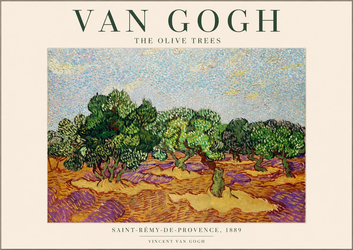 Van Gogh The Olive Trees No1 - Juliste