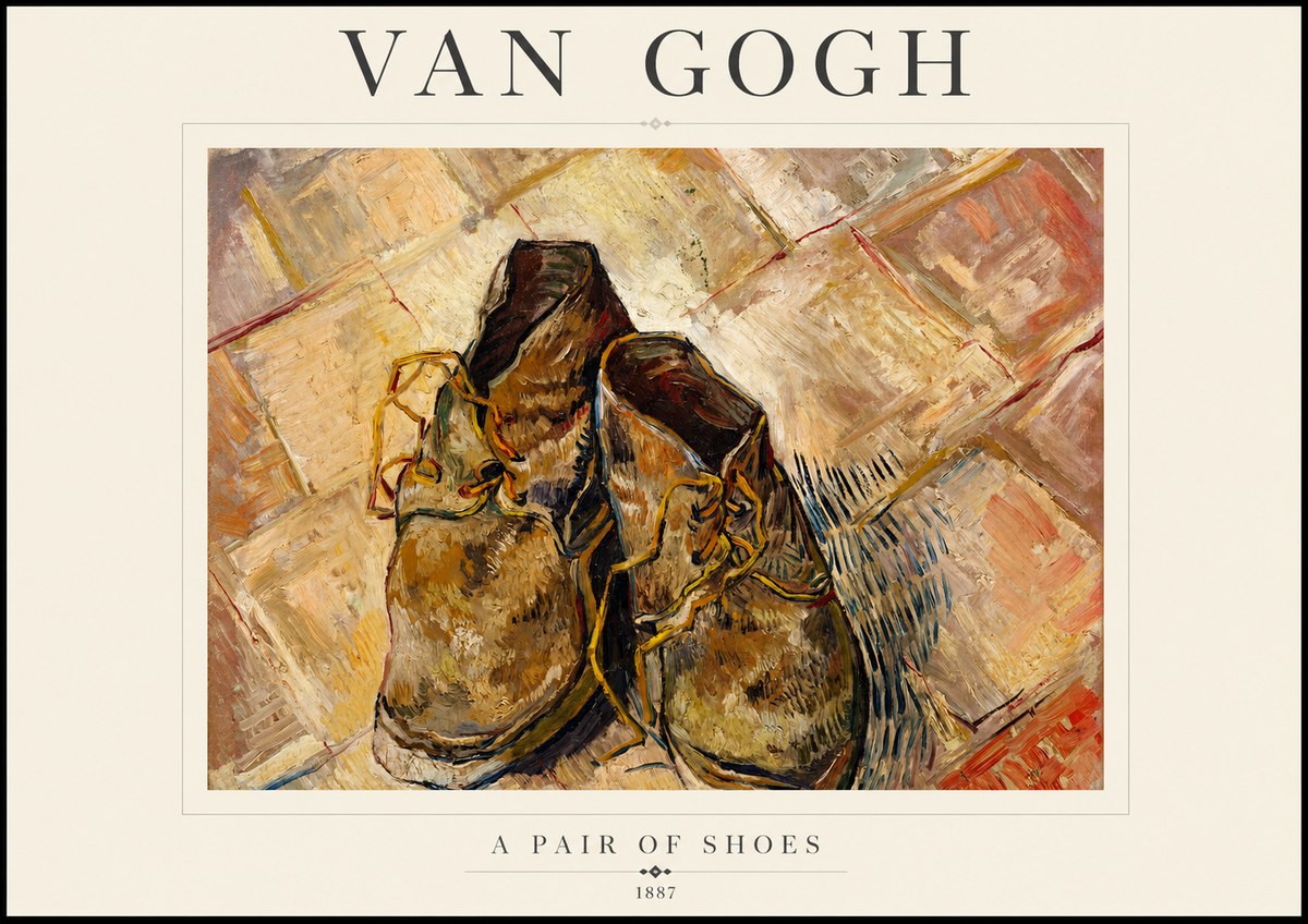Van Gogh A Pair of Shoes No1 - Juliste