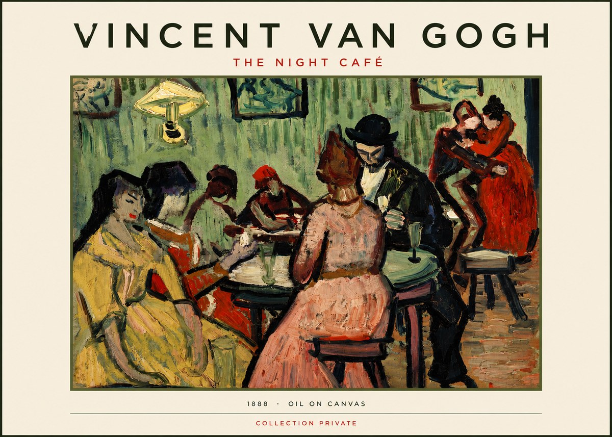 Van Gogh The Night Café I No3 - Juliste