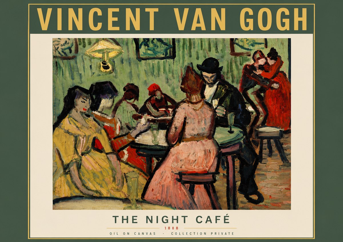 Van Gogh The Night Café I No5 - Juliste