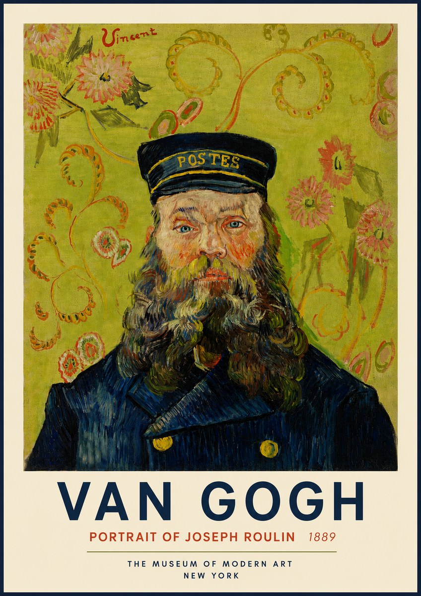 Van Gogh Portrait of Joseph Roulin II No3 - Juliste