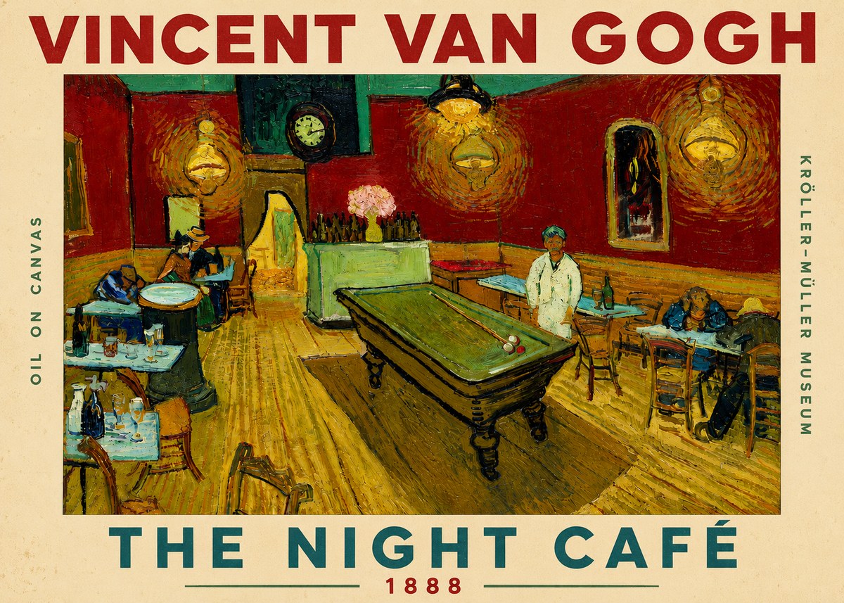 Van Gogh The Night Café II No5 - Juliste