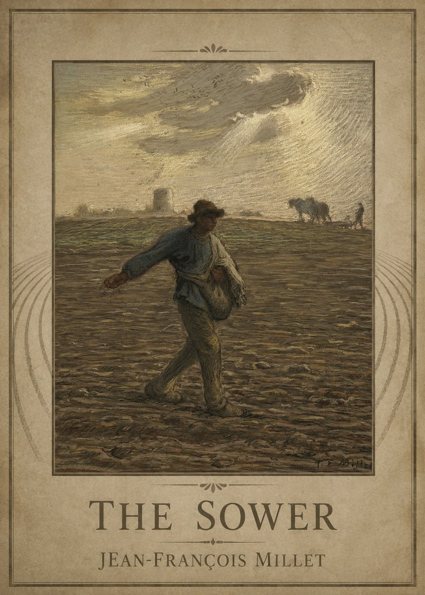 Jean-François Millet The Sower I No1 - Juliste