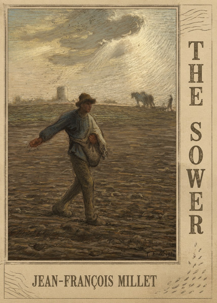 Jean-François Millet The Sower I No3 - Juliste