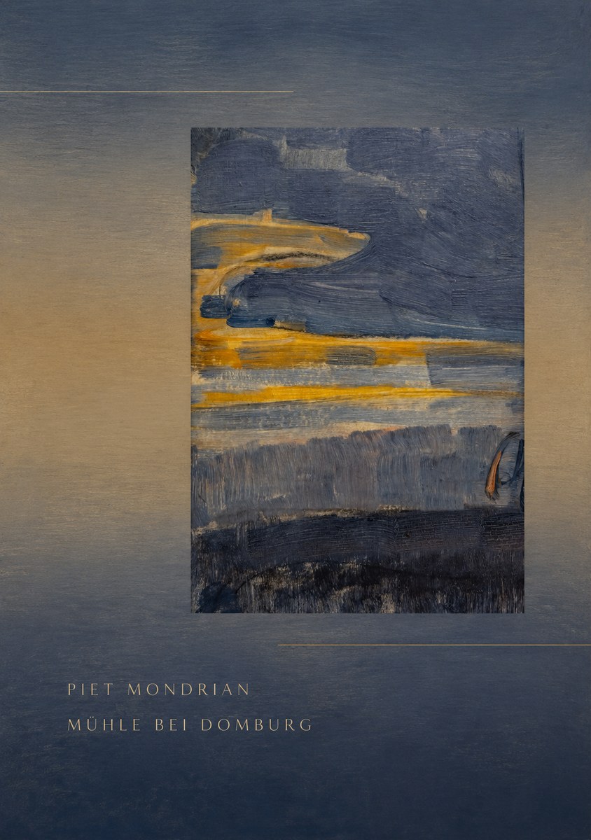 Piet Mondrian Mühle Bei Domburg No6 - Juliste