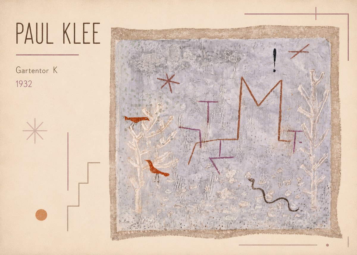 Paul Klee Gartentor K No1 - Juliste