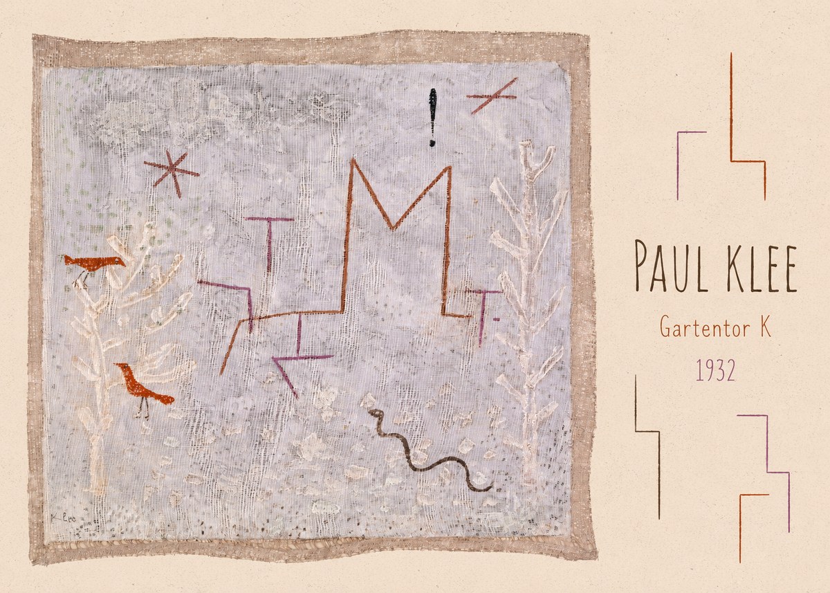 Paul Klee Gartentor K No3 - Juliste