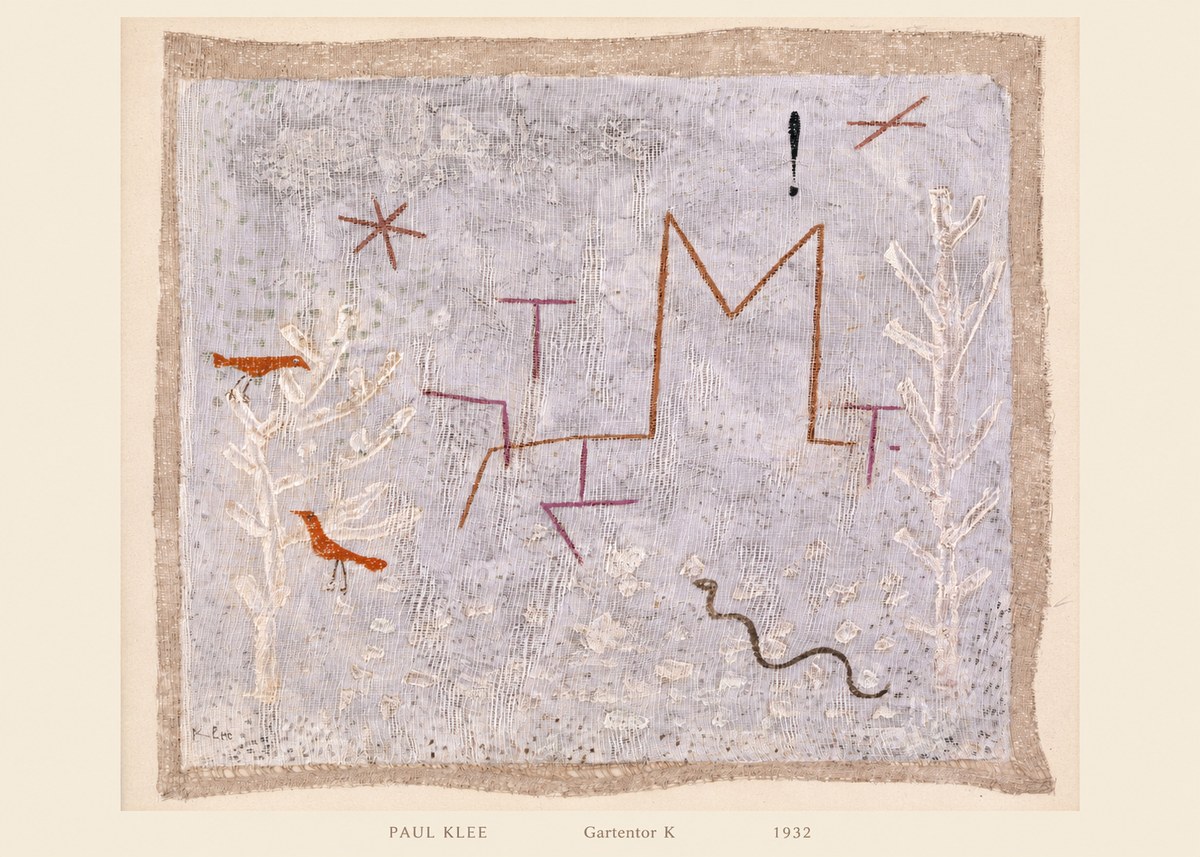 Paul Klee Gartentor K No5 - Juliste