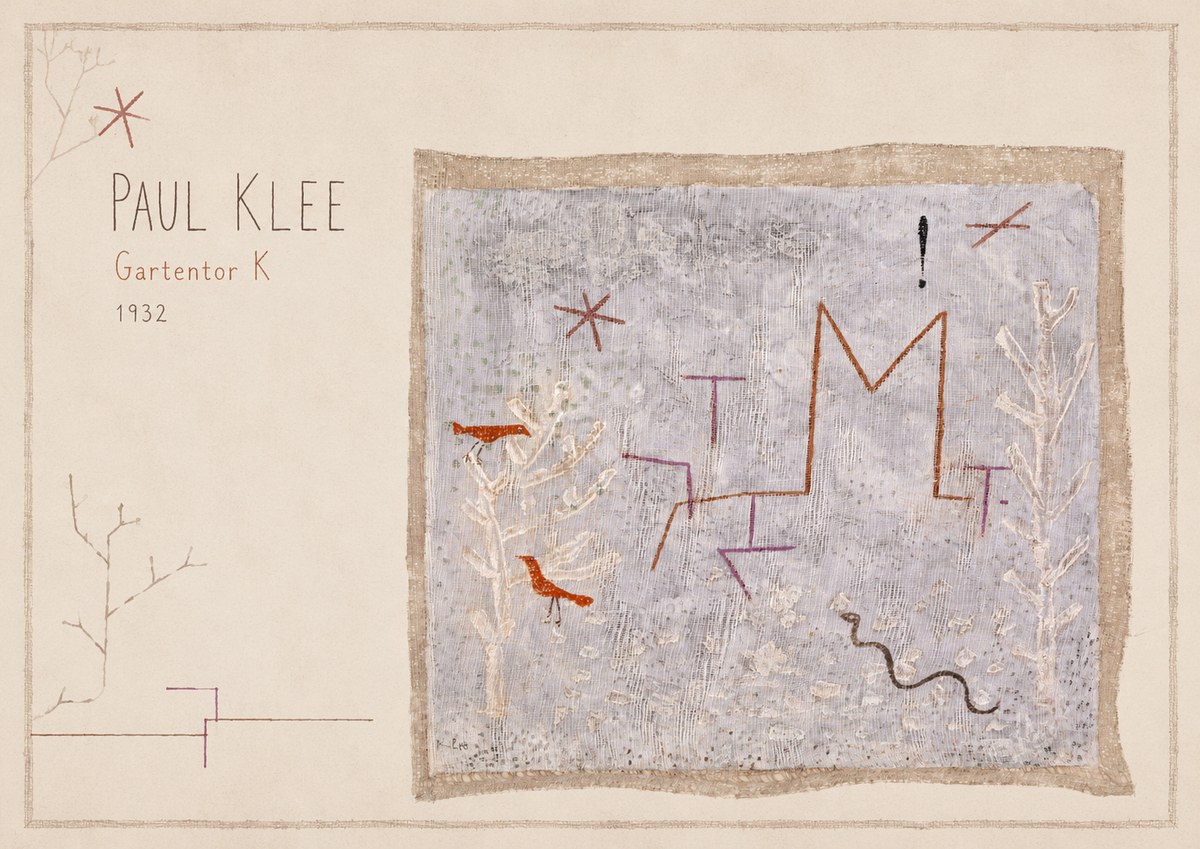 Paul Klee Gartentor K No6 - Juliste