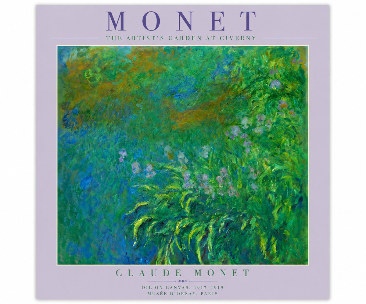 Monet The Artist's Garden at Giverny No4 - Juliste