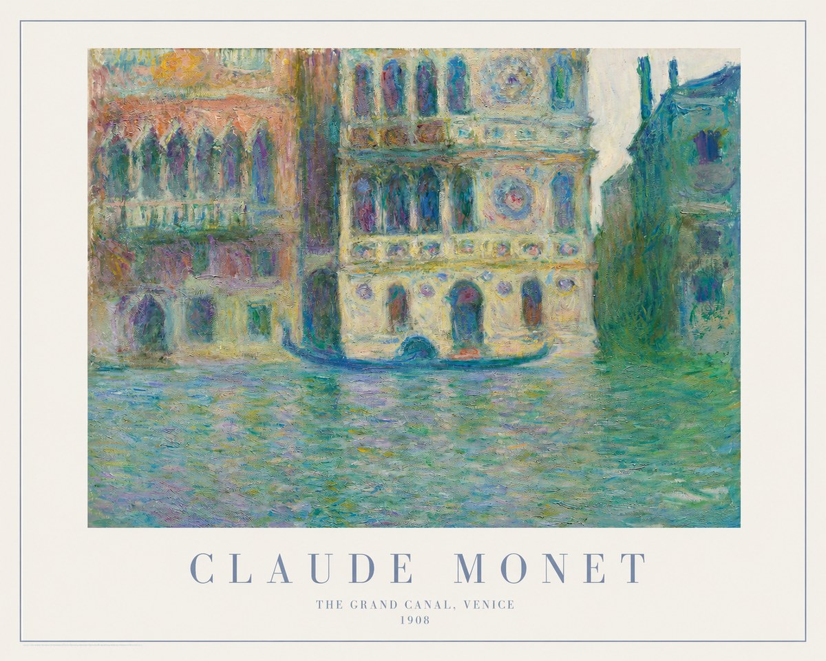 Monet The Grand Canal, Venice No1 - Juliste