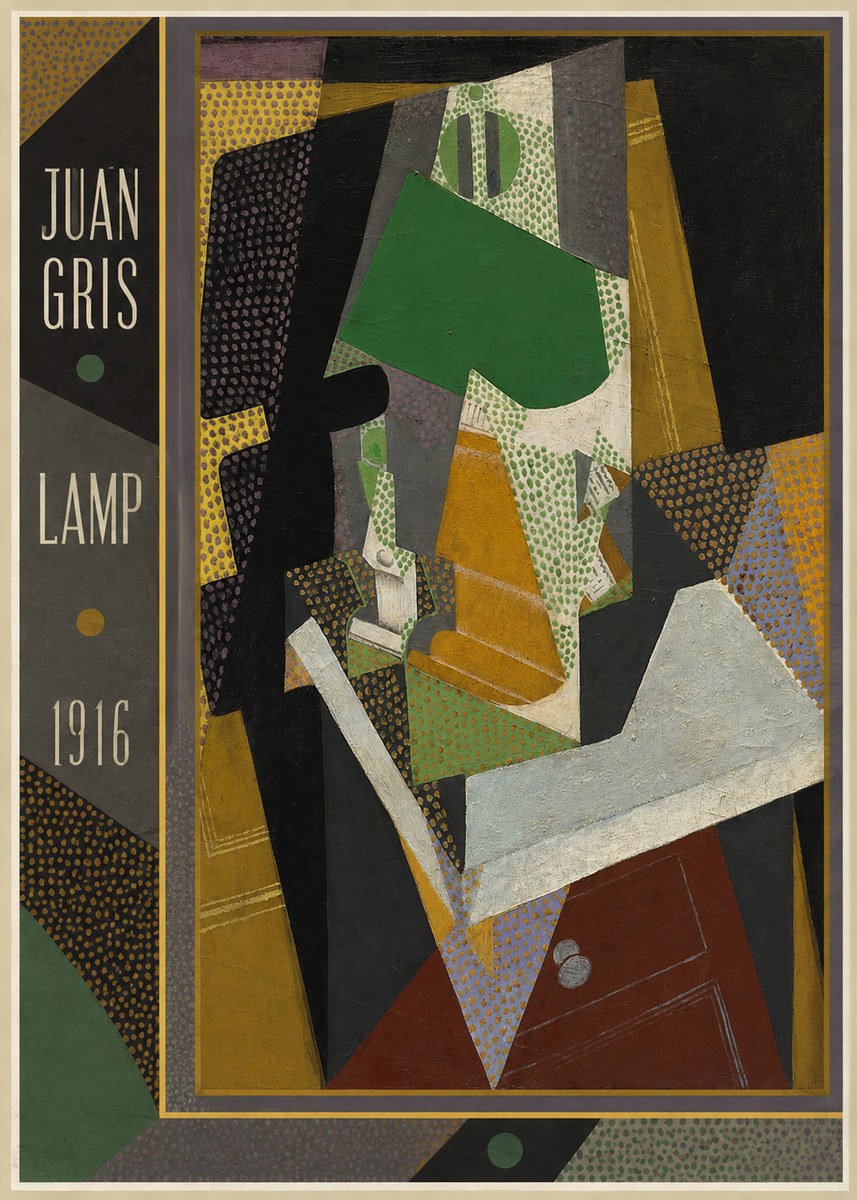 Juan Gris Lamp No2 - Juliste