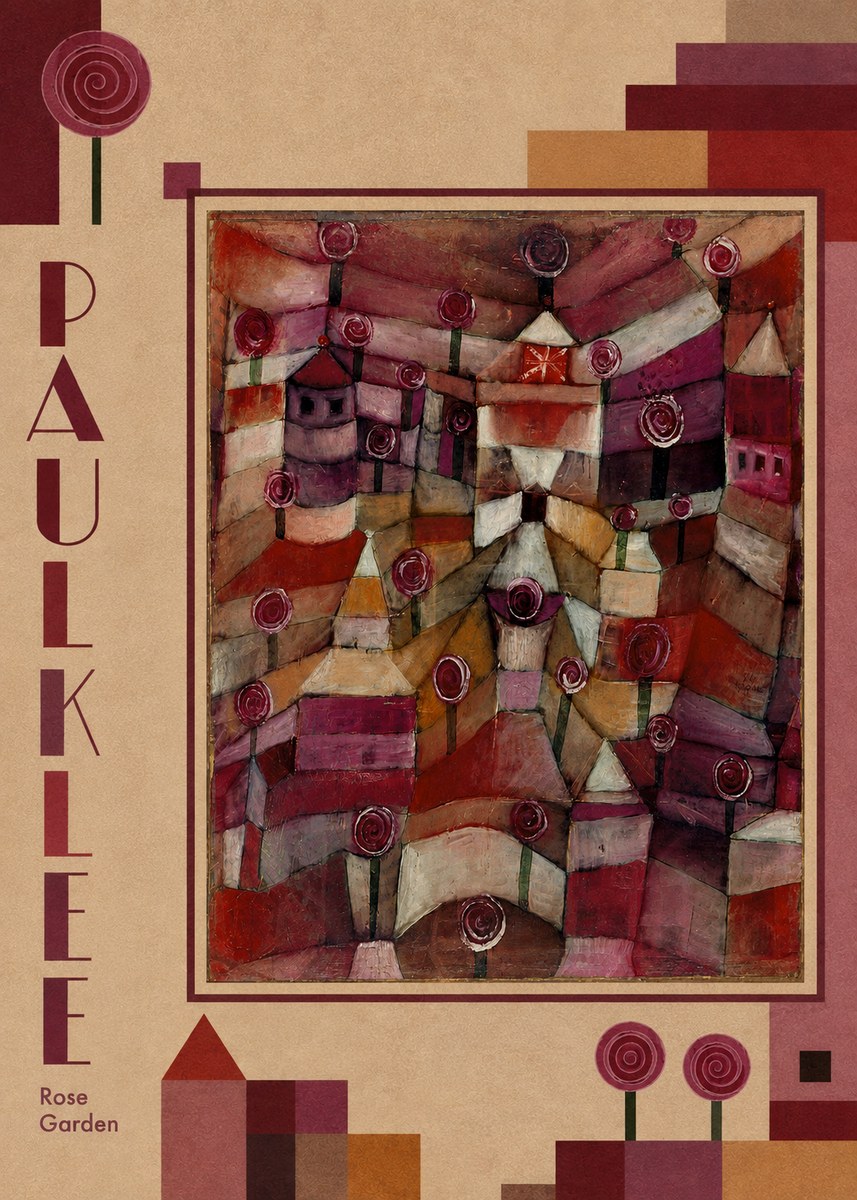 Paul Klee Rose Garden No2 - Juliste
