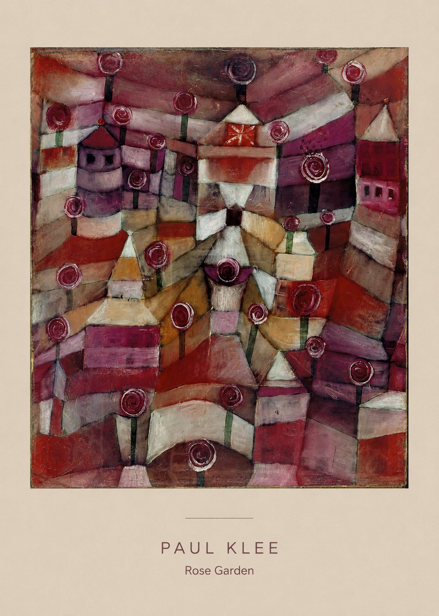 Paul Klee Rose Garden No6 - Juliste