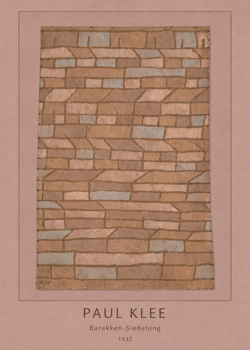 Paul Klee Barakken-siedelung No4 - Juliste