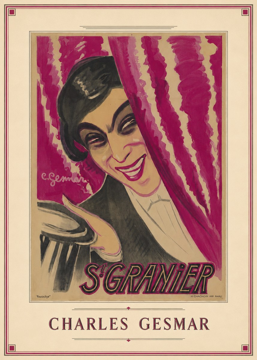 Charles Gesmar S! Granier I No3 - Juliste