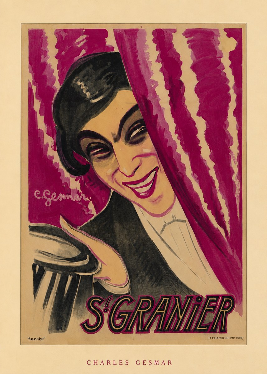 Charles Gesmar S! Granier I No6 - Juliste
