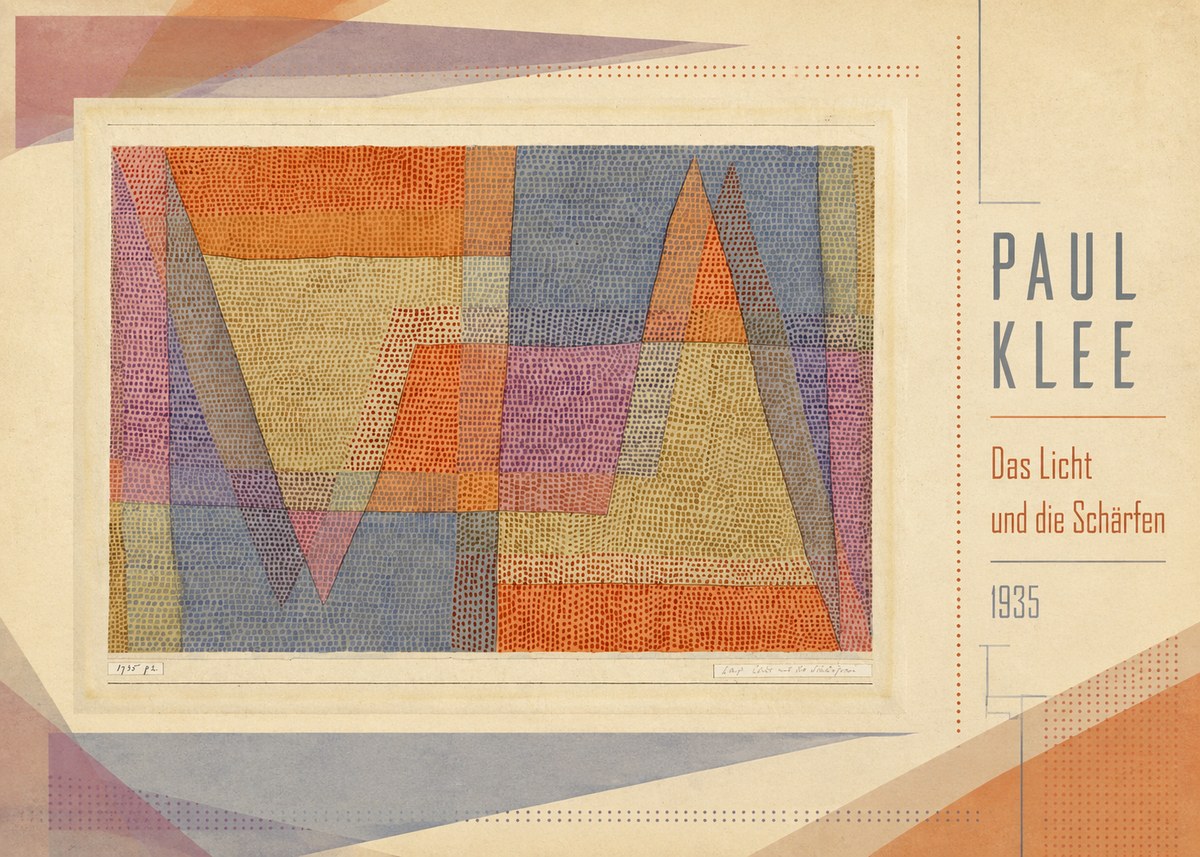 Paul Klee Das Licht Und Die Schärfen No3 - Juliste