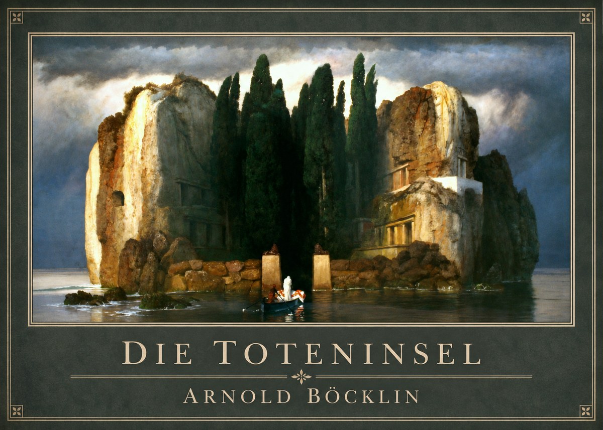 Arnold Böcklin Die Toteninsel II No1 - Juliste