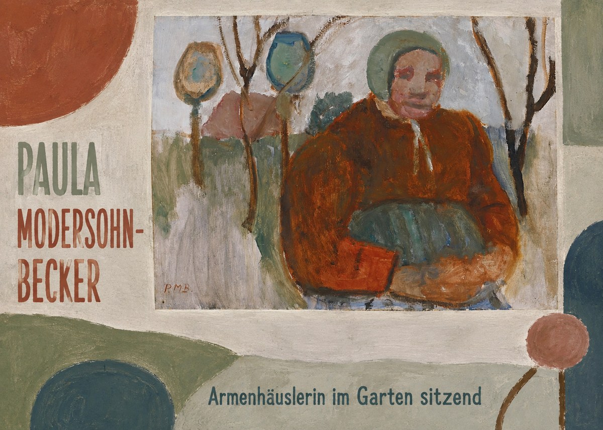 Paula Modersohn-Becker Armenhäuslerin Im Garten Sitzend No2 - Juliste